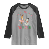 Christmas Ballet Reindeer Raglan Shirt Dancer Is My Favorite Reindeer Gift - Wonder Print Shop