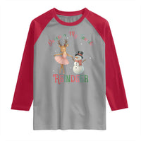 Christmas Ballet Reindeer Raglan Shirt Dancer Is My Favorite Reindeer Gift - Wonder Print Shop