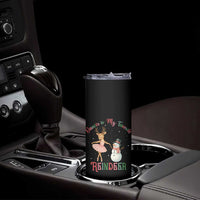 Christmas Ballet Reindeer Skinny Tumbler Dancer Is My Favorite Reindeer Gift