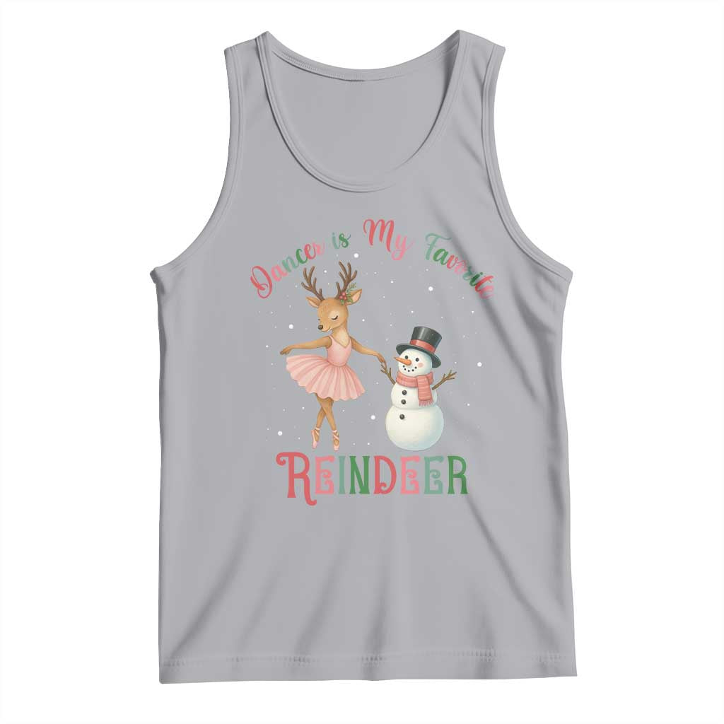 Christmas Ballet Reindeer Tank Top Dancer Is My Favorite Reindeer Gift - Wonder Print Shop