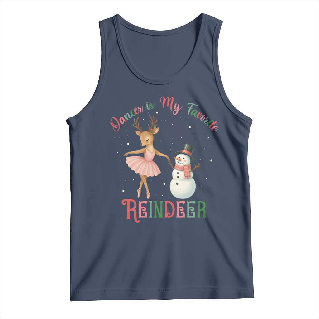 Christmas Ballet Reindeer Tank Top Dancer Is My Favorite Reindeer Gift - Wonder Print Shop