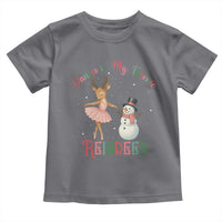 Christmas Ballet Reindeer Toddler T Shirt Dancer Is My Favorite Reindeer Gift - Wonder Print Shop
