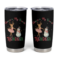 Christmas Ballet Reindeer Tumbler Cup Dancer Is My Favorite Reindeer Gift