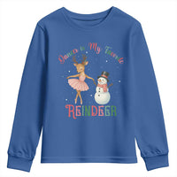 Christmas Ballet Reindeer Youth Sweatshirt Dancer Is My Favorite Reindeer Gift - Wonder Print Shop