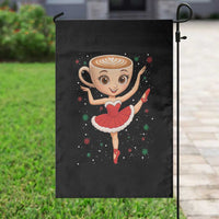 Funny Christmas Garden Flag Ballerina Cappuccino Brainrot Meme Gift - Wonder Print Shop