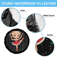 Funny Christmas Spare Tire Cover Ballerina Cappuccino Brainrot Meme Gift - Wonder Print Shop