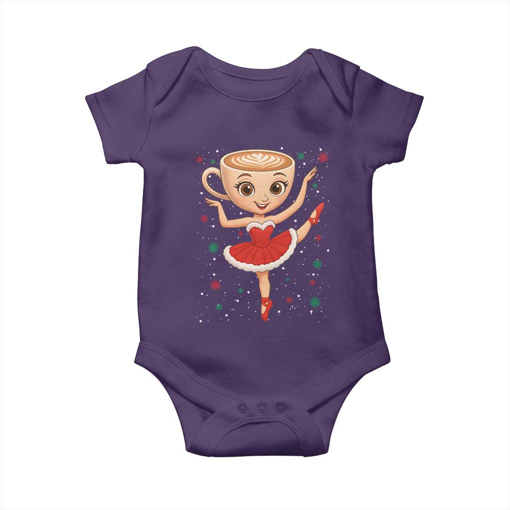 Funny Christmas Baby Onesie Ballerina Cappuccino Brainrot Meme Gift - Wonder Print Shop