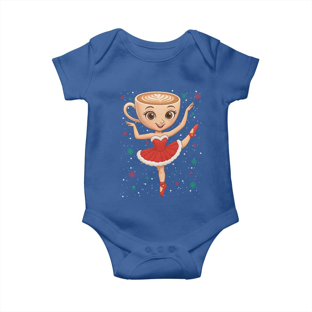 Funny Christmas Baby Onesie Ballerina Cappuccino Brainrot Meme Gift - Wonder Print Shop