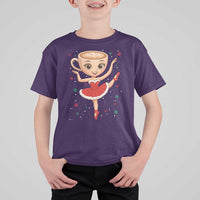 Funny Christmas T Shirt For Kid Ballerina Cappuccino Brainrot Meme Gift - Wonder Print Shop