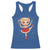Funny Christmas Racerback Tank Top Ballerina Cappuccino Brainrot Meme Gift - Wonder Print Shop