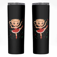 Funny Christmas Skinny Tumbler Ballerina Cappuccino Brainrot Meme Gift