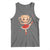 Funny Christmas Tank Top Ballerina Cappuccino Brainrot Meme Gift - Wonder Print Shop