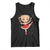 Funny Christmas Tank Top Ballerina Cappuccino Brainrot Meme Gift - Wonder Print Shop