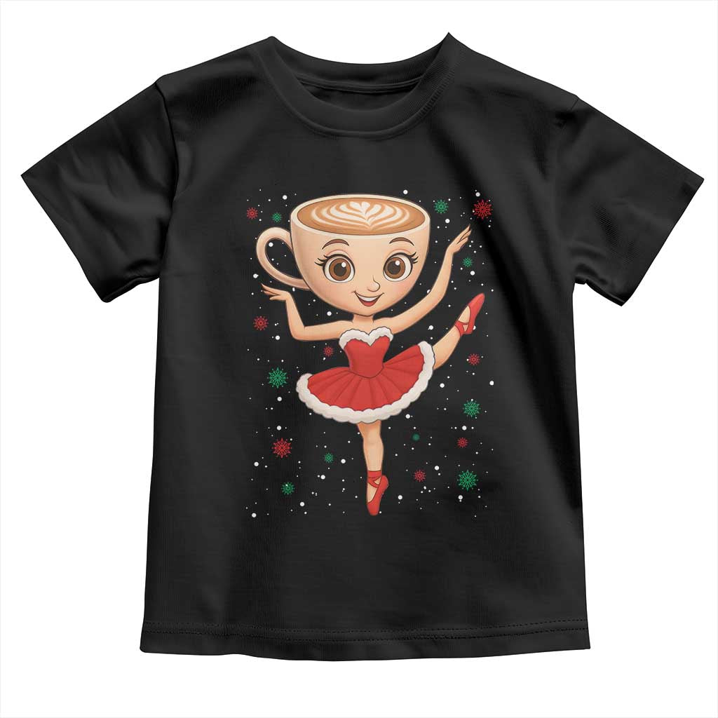 Funny Christmas Toddler T Shirt Ballerina Cappuccino Brainrot Meme Gift - Wonder Print Shop