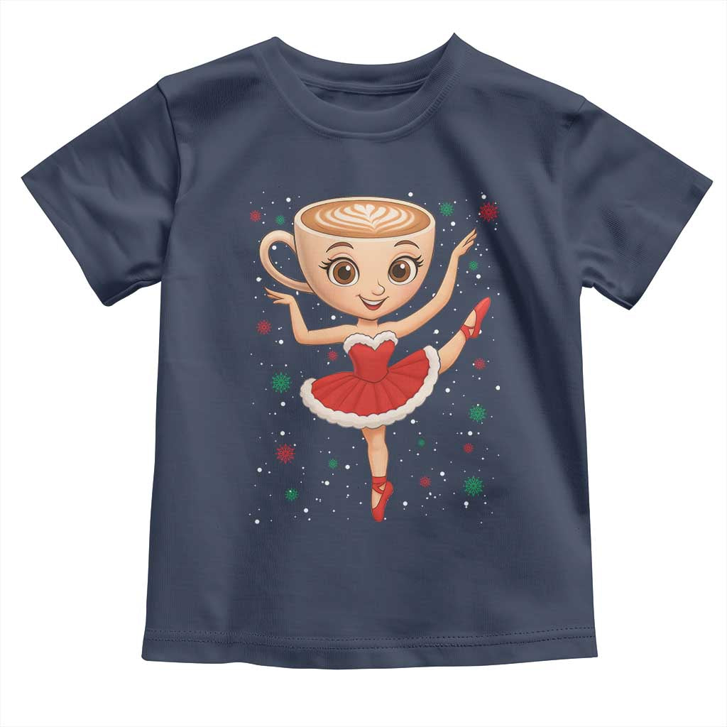 Funny Christmas Toddler T Shirt Ballerina Cappuccino Brainrot Meme Gift - Wonder Print Shop