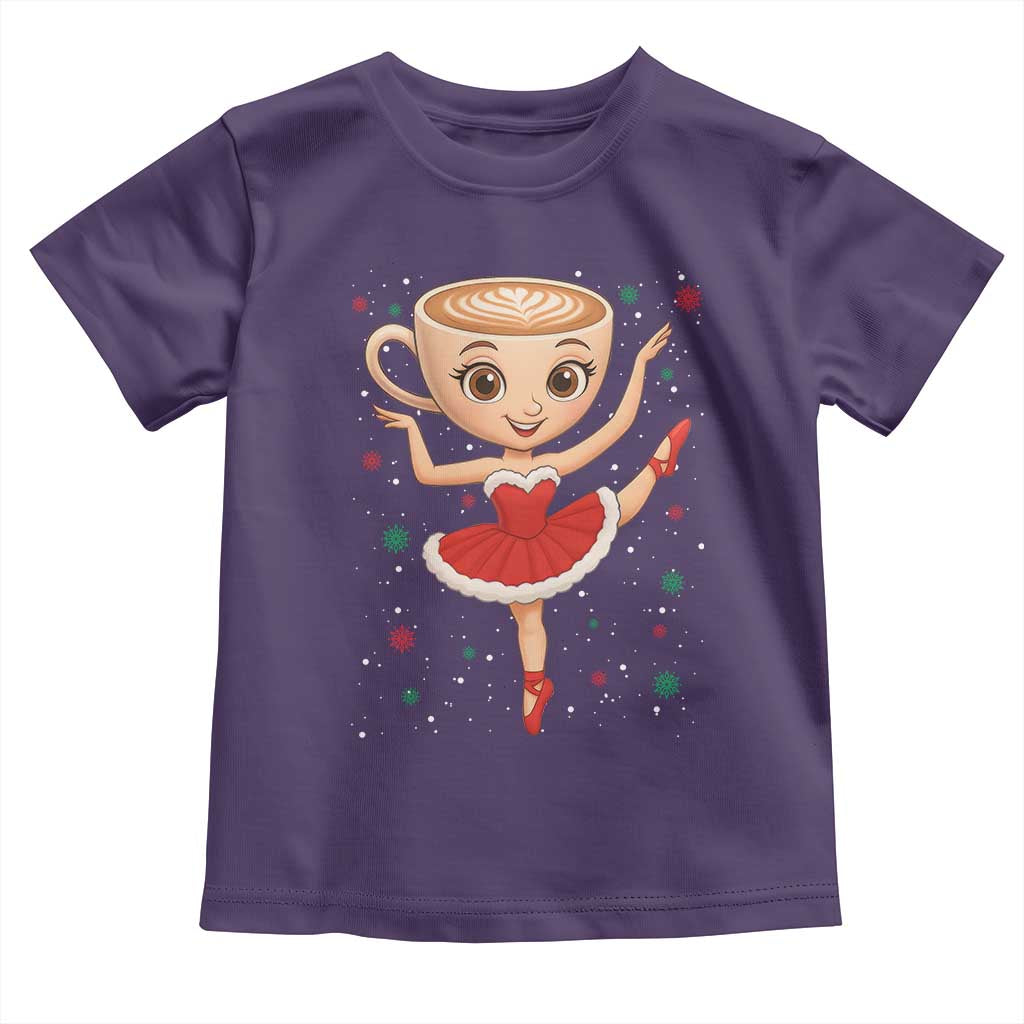 Funny Christmas Toddler T Shirt Ballerina Cappuccino Brainrot Meme Gift - Wonder Print Shop