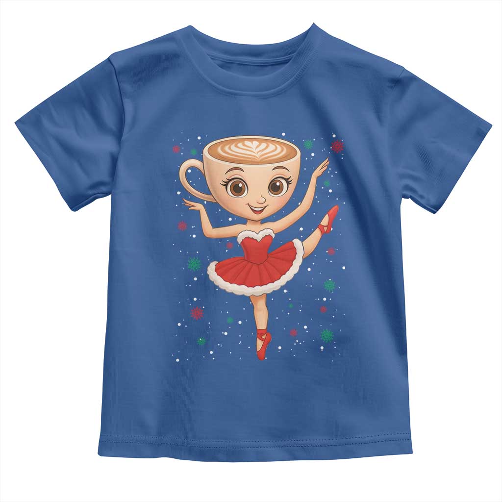 Funny Christmas Toddler T Shirt Ballerina Cappuccino Brainrot Meme Gift - Wonder Print Shop
