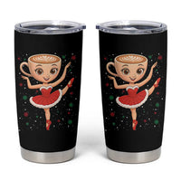 Funny Christmas Tumbler Cup Ballerina Cappuccino Brainrot Meme Gift
