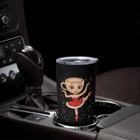 Funny Christmas Tumbler Cup Ballerina Cappuccino Brainrot Meme Gift