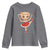 Funny Christmas Youth Sweatshirt Ballerina Cappuccino Brainrot Meme Gift - Wonder Print Shop