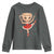 Funny Christmas Youth Sweatshirt Ballerina Cappuccino Brainrot Meme Gift - Wonder Print Shop