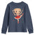 Funny Christmas Youth Sweatshirt Ballerina Cappuccino Brainrot Meme Gift - Wonder Print Shop