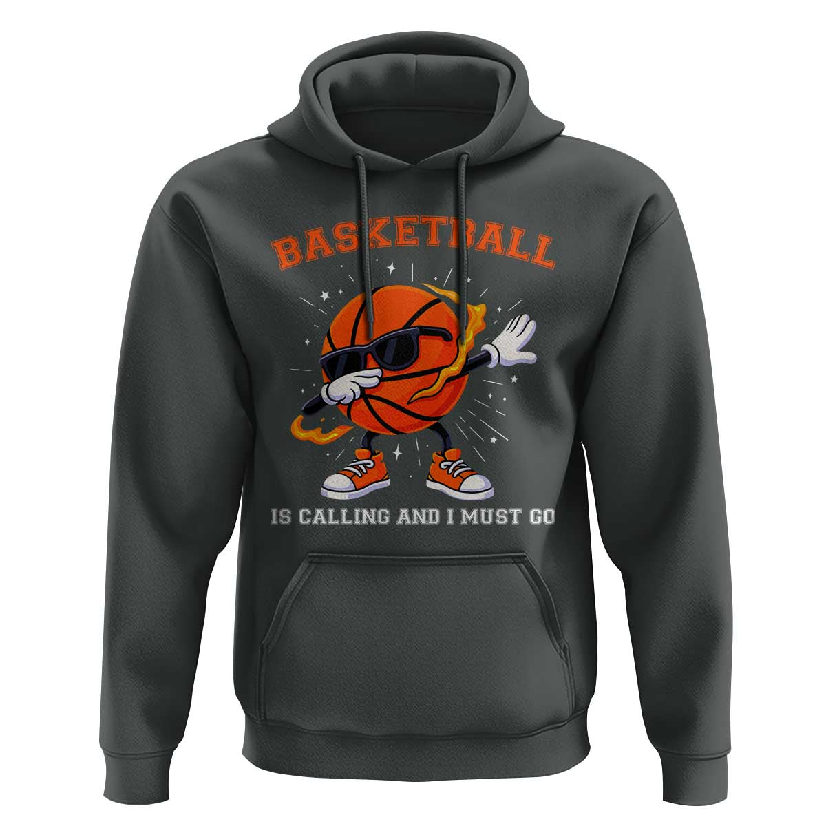 Funny Dabbing Basketball Is Calling And I Must Go Hoodie Gift For Player - Wonder Print Shop