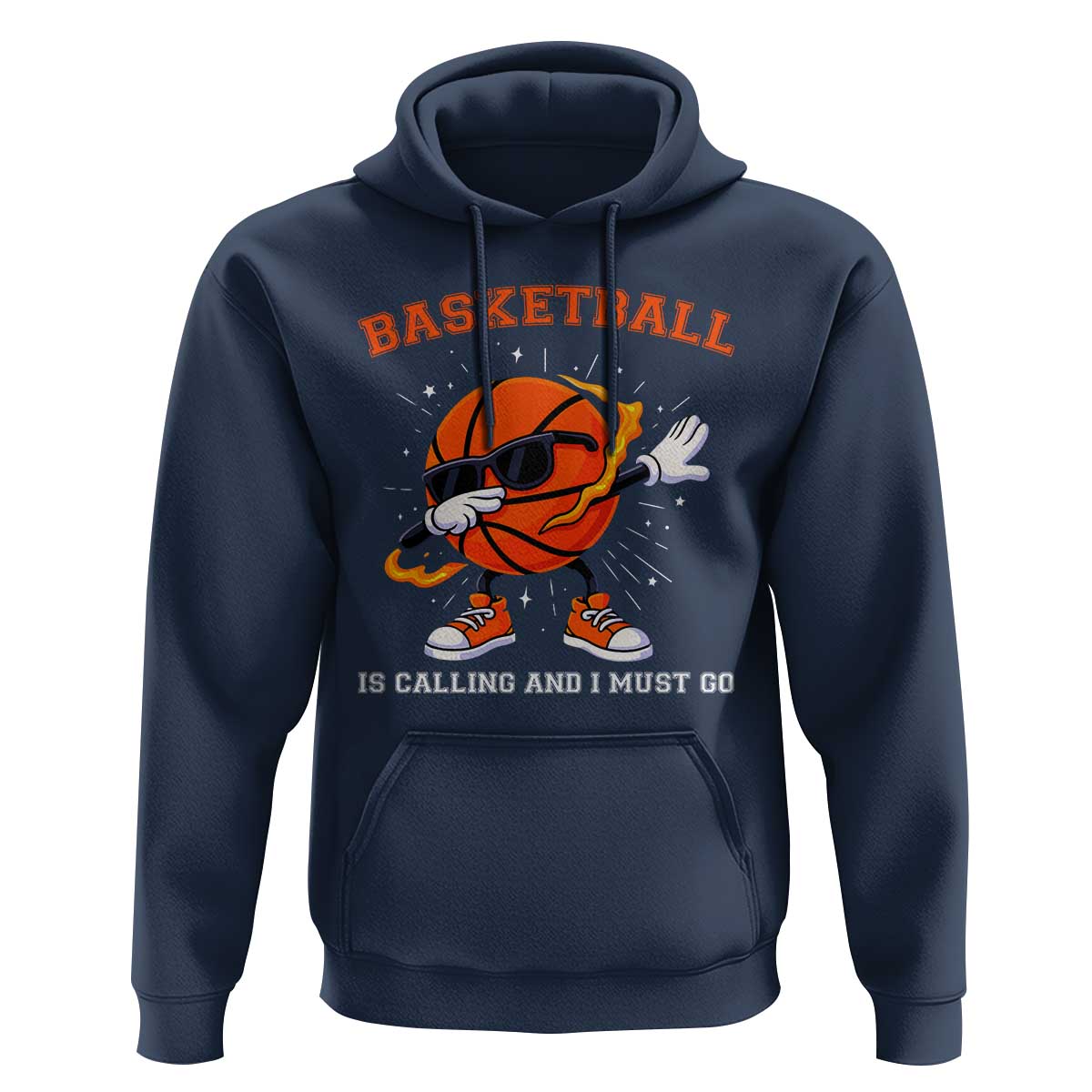 Funny Dabbing Basketball Is Calling And I Must Go Hoodie Gift For Player - Wonder Print Shop