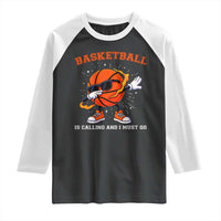 Funny Dabbing Basketball Is Calling And I Must Go Raglan Shirt Gift For Player - Wonder Print Shop