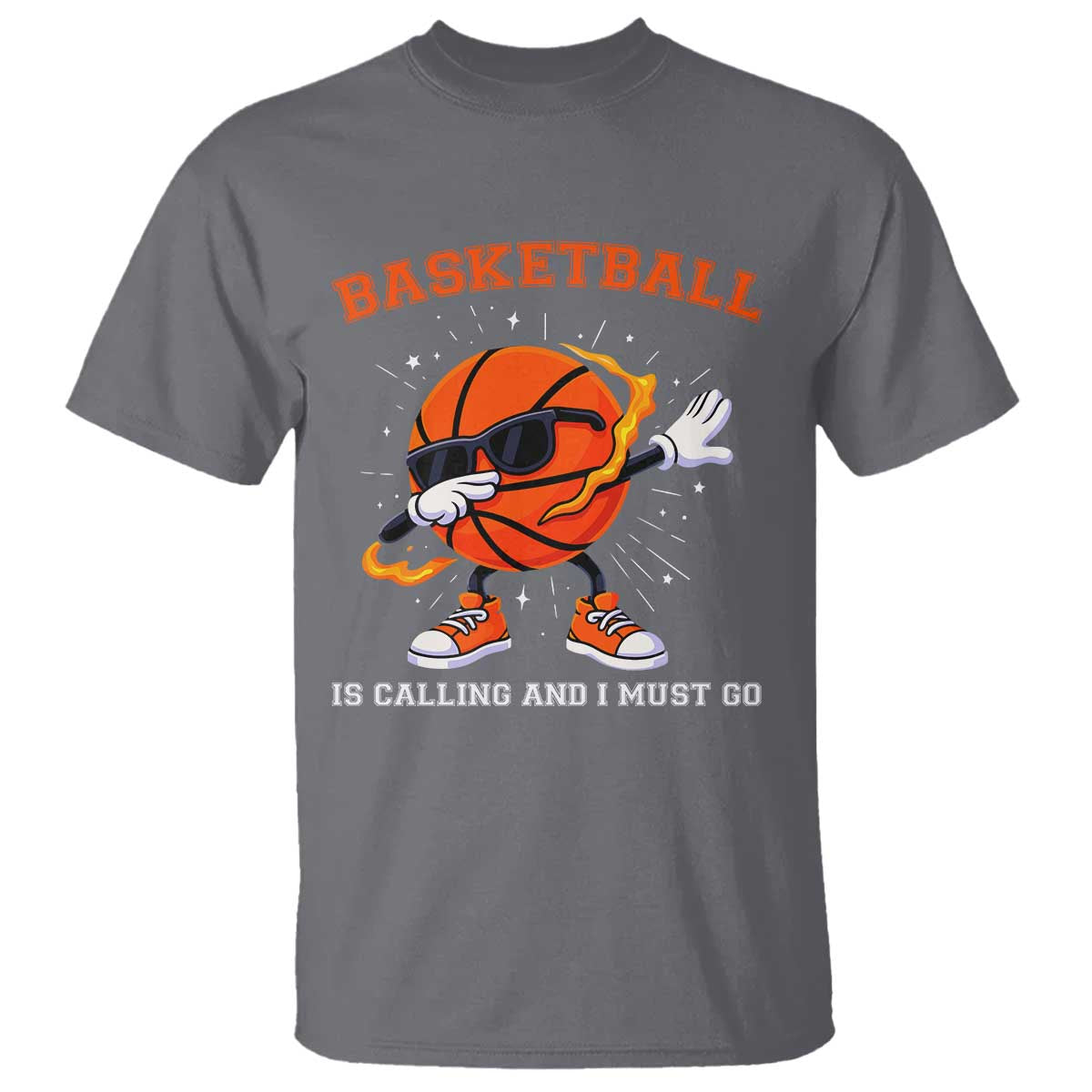 Funny Dabbing Basketball Is Calling And I Must Go T Shirt Gift For Player - Wonder Print Shop