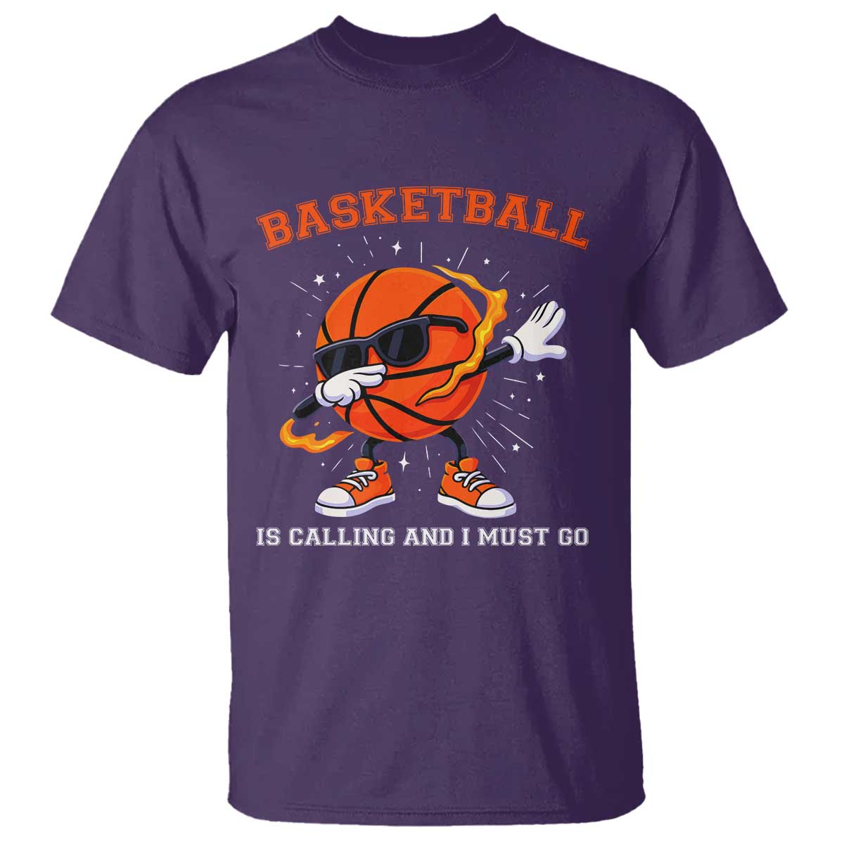 Funny Dabbing Basketball Is Calling And I Must Go T Shirt Gift For Player - Wonder Print Shop