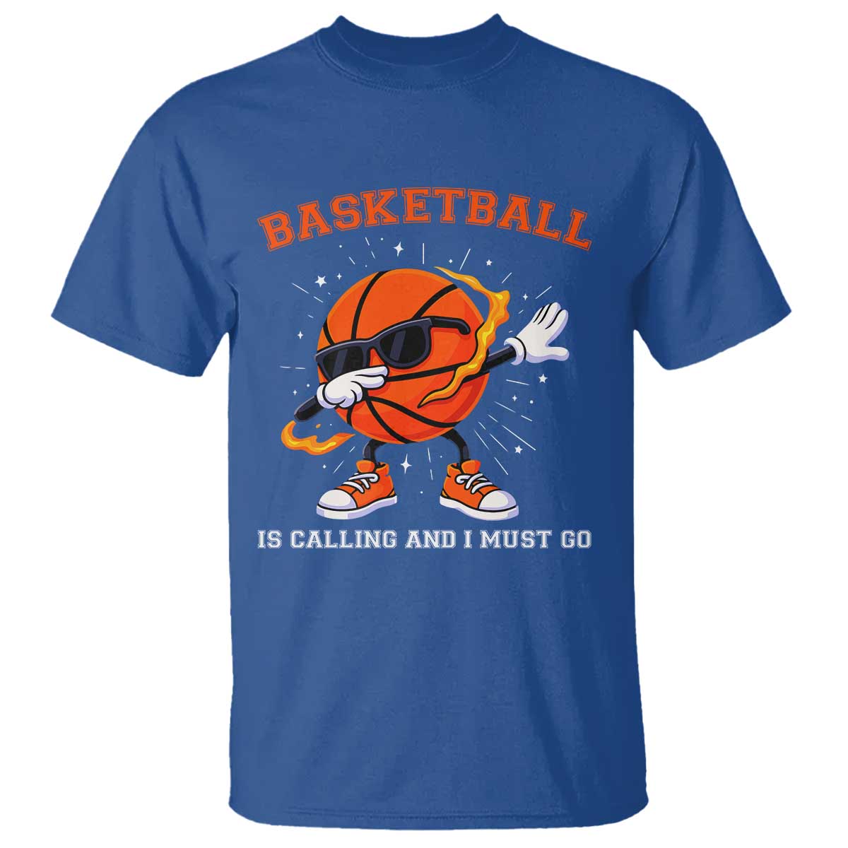 Funny Dabbing Basketball Is Calling And I Must Go T Shirt Gift For Player - Wonder Print Shop