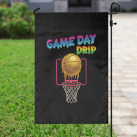 Game Day Drip Garden Flag Funny Basketball Lover Street Style Design - Wonder Print Shop