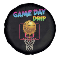 Game Day Drip Spare Tire Cover Funny Basketball Lover Street Style Design - Wonder Print Shop