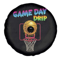 Game Day Drip Spare Tire Cover Funny Basketball Lover Street Style Design - Wonder Print Shop