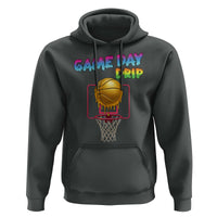 Game Day Drip Hoodie Funny Basketball Lover Street Style Design - Wonder Print Shop