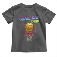 Game Day Drip Toddler T Shirt Funny Basketball Lover Street Style Design - Wonder Print Shop