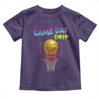 Game Day Drip Toddler T Shirt Funny Basketball Lover Street Style Design - Wonder Print Shop
