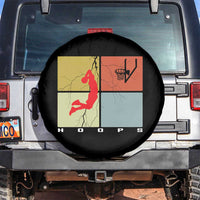 Hoops Life Spare Tire Cover Retro Basketball Dunk Silhouette - Wonder Print Shop