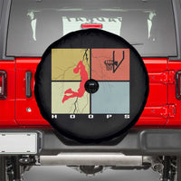 Hoops Life Spare Tire Cover Retro Basketball Dunk Silhouette - Wonder Print Shop