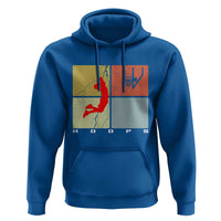 Hoops Life Hoodie Retro Basketball Dunk Silhouette - Wonder Print Shop