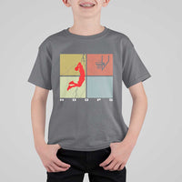 Hoops Life T Shirt For Kid Retro Basketball Dunk Silhouette - Wonder Print Shop