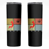 Hoops Life Skinny Tumbler Retro Basketball Dunk Silhouette