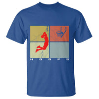 Hoops Life T Shirt Retro Basketball Dunk Silhouette - Wonder Print Shop