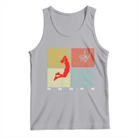 Hoops Life Tank Top Retro Basketball Dunk Silhouette - Wonder Print Shop