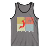Hoops Life Tank Top Retro Basketball Dunk Silhouette - Wonder Print Shop