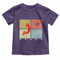Hoops Life Toddler T Shirt Retro Basketball Dunk Silhouette - Wonder Print Shop