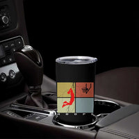 Hoops Life Tumbler Cup Retro Basketball Dunk Silhouette