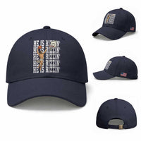 Christian Basketball Lover Baseball Cap He Is Rizzin Funny Gift