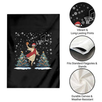 He Is Rizzin Garden Flag Funny Christmas Slam Dunk Basketball Gift - Wonder Print Shop